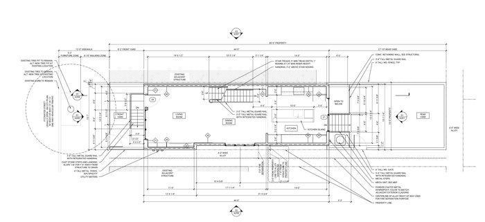 First Floor Plan — 1915 Fitzwater Street